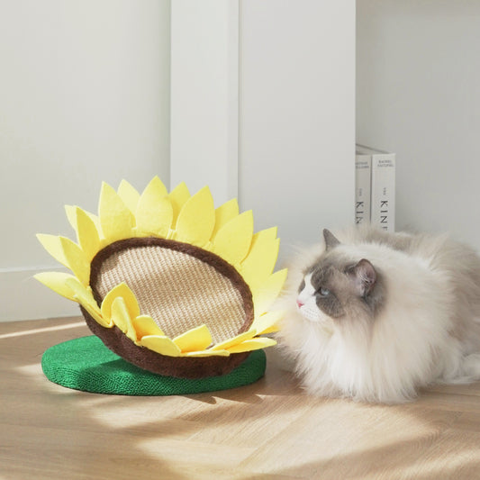 Petoria Just-1  GP Sunflower Flat Cat Scratcher (+Catnip)