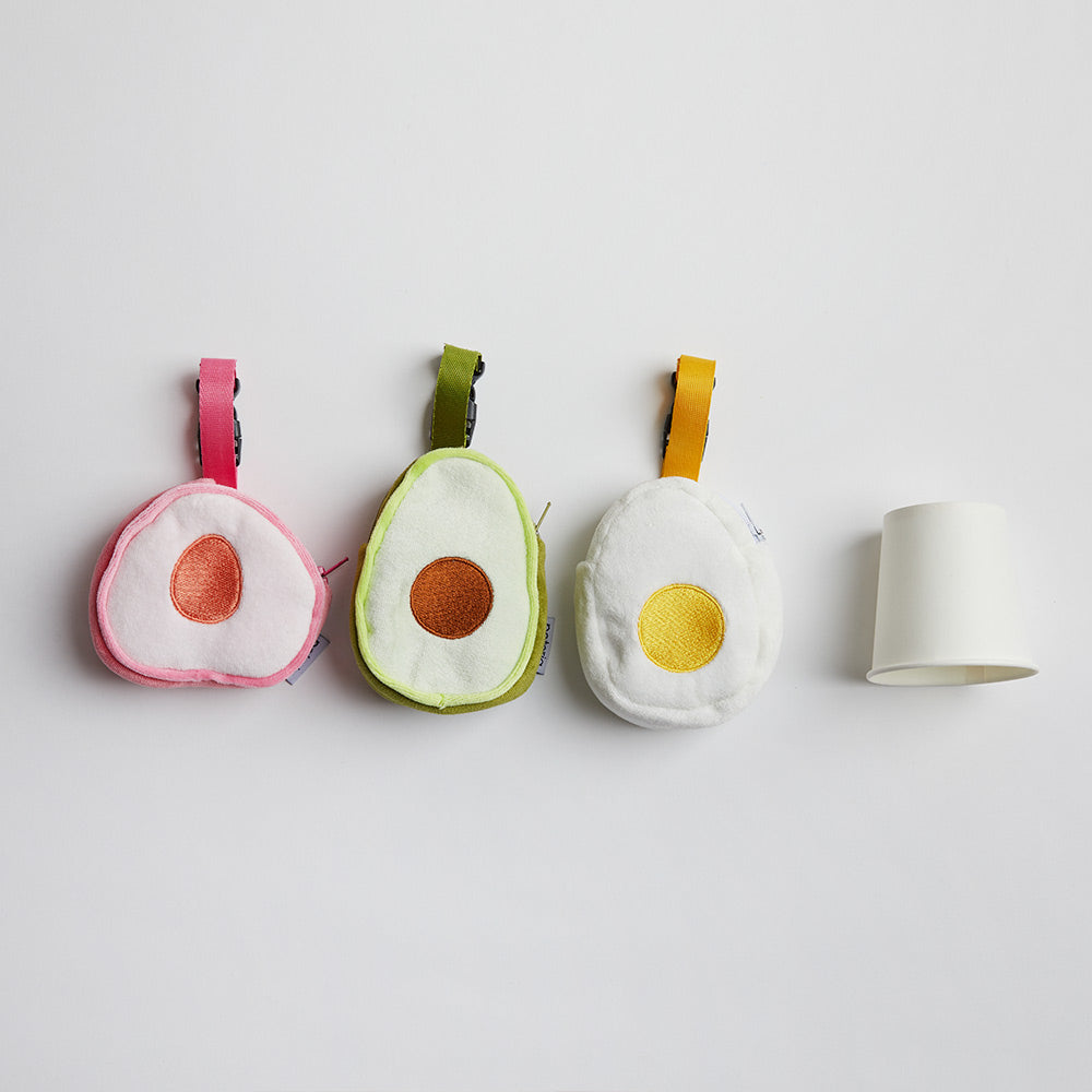 Petoria Avocado/Egg/Peach Poopbag dispenser