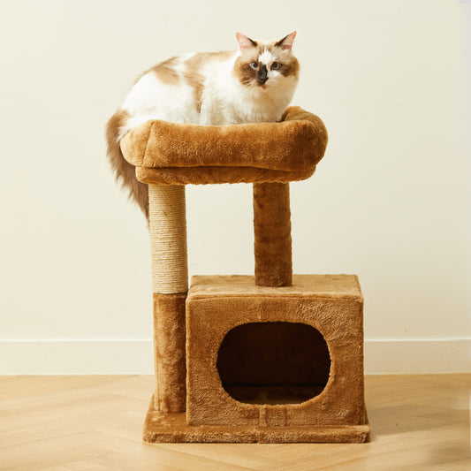 Petoria Just-1 Best Multi Condo Cat Tower Brown